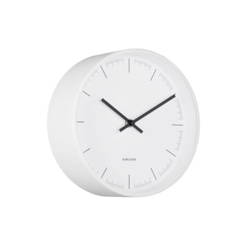 Nástenné hodiny Odense Deep Karlsson KA6172WH, 22cm